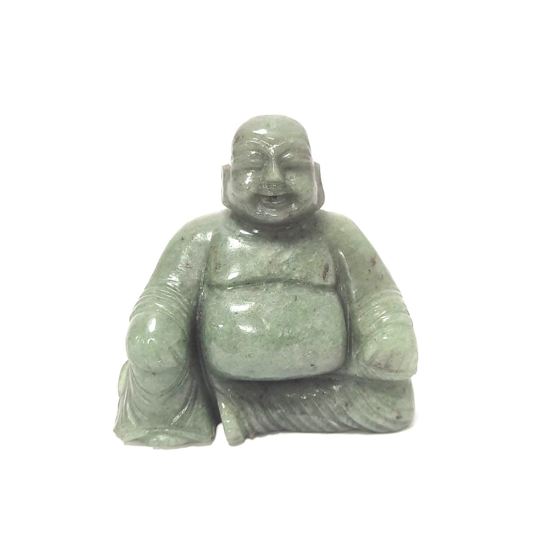 Jade Laughing Buddha Idol